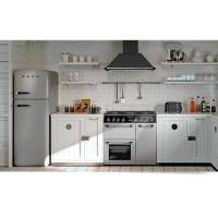 Холодильник двухкамерный 169х60 см Smeg 50's Style FAB30LSV5 серебристый - 4 фото