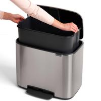 Мусорный бак 36 л Brabantia Bo Pedal Bin стальной - 6 фото