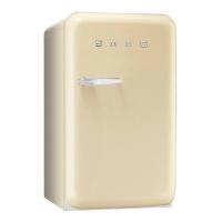 Холодильник однокамерный 96х55 см Smeg 50's Style FAB10RCR5 кремовый - 6 фото