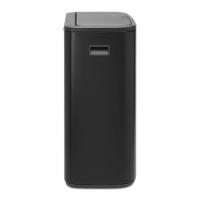 Мусорный бак 60 л Brabantia Bo Pedal Bin черный - 3 фото