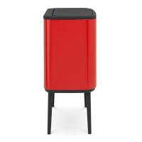 Мусорный бак 36 л Brabantia Bo Touch Bin красный - 3 фото