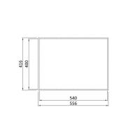 Кухонная мойка 58 см Kantera Cube CRR540 MB микробрашированная сталь - 4 фото