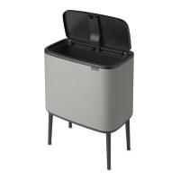 Мусорный бак 36 л Brabantia Bo Touch Bin серый - 6 фото