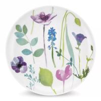 Тарелка обеденная 22,5 см Portmeirion Water Garden белая - 1 фото