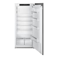Встраиваемый однодверный холодильник 122 см Smeg S8C124DE белый - 4 фото