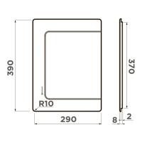 Доска для моек 39х29 см Omoikiri CB-Basic-370-WD бежевая - 3 фото