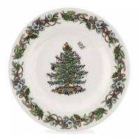 Тарелка пирожковая 15 см Spode Christmas Tree белая - 1 фото