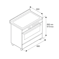 Варочный центр 89,5х60 см Bertazzoni Master MAS95I1ENET черный - 3 фото