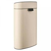 Ведро для мусора 40 л Brabantia Touch Bin бежевое - 3 фото