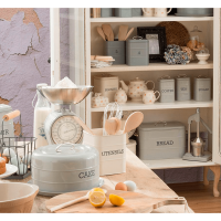 Хлебница 34х21,5 см Kitchen Craft Living Nostalgia серая - 3 фото