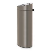 Мусорный бак 40 л Brabantia Touch Bin серый - 2 фото