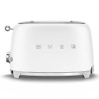 Тостер на 2 ломтика Smeg 50's Style TSF01WHMEU матовый белый - 5 фото