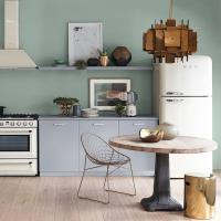 Холодильник двухкамерный 188х80 см Smeg 50's Style FAB50RCR5 кремовый - 10 фото