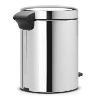 Мусорный бак с педалью 5 л Brabantia NewIcon стальной - 3 фото