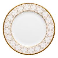 Тарелка хлебная 16,5 см Noritake Trefolio Gold белая - 1 фото