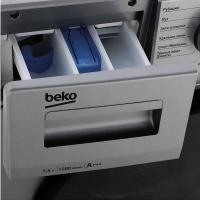 Стиральная машина Beko 60х49 см WSPE7H616S серебристая - 3 фото