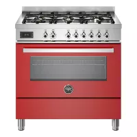 Варочный центр 89,5х60 см Bertazzoni Professional PRO96L1EROT красный - 1 фото