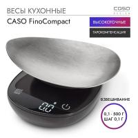 Весы кухонные 8х11,5 см CASO FinoCompact черные - 8 фото