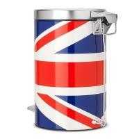 Ведро для мусора с педалью 12 л Brabantia Union Jack разноцветное - 3 фото