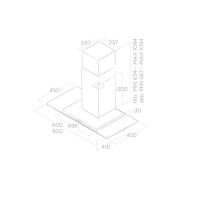 Пристенная вытяжка Elica Flat Glass IX/A/90 - 2 фото