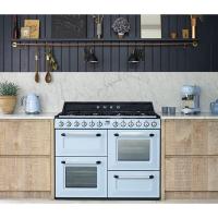 Варочный центр 110 см Smeg Victoria TR4110AZ голубой - 3 фото