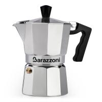 Гейзерная кофеварка на 6 чашек Barazzoni La Caffettiera стальная - 1 фото