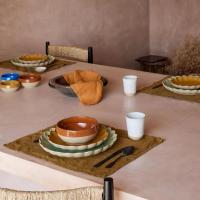 Тарелка 22х3,4 см Costa Nova Marrakesh cannelle - 3 фото