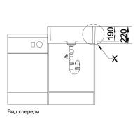 Кухонная мойка 60 см Blanco Panor 60 глянцевая белая - 2 фото