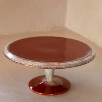Блюдо на ножке 32,8 см Casafina by Costa Nova Poterie caramel - 2 фото