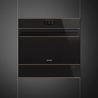 Встраиваемый шкаф для подогрева посуды Smeg Dolce Stil Novo CPRT615NR черный - 2 фото