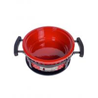 Угольный гриль 35х18 см Diamond Egg Tabletop Grill красный - 16 фото