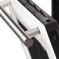 Электрический духовой шкаф 45 см Hiberg VM 4260 W белый - 9 фото
