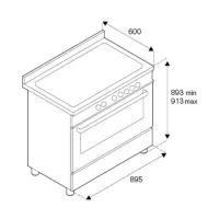 Варочный центр 89,5х60 см Bertazzoni Professional PRO96L1ENET черный - 5 фото