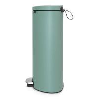 Мусорный бак с педалью 30 л Brabantia Flat Back зеленый - 2 фото