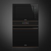 Микроволновая печь 60х38 см Smeg Dolce Stil Novo FMI625CN черная - 2 фото