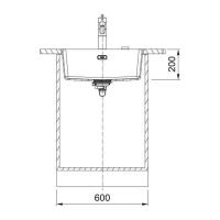 Кухонная мойка 55,3 см Franke Maris MRG 210/110-52 белый - 3 фото