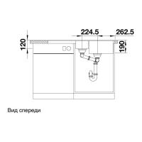 Кухонная мойка 100 см Blanco Legra 6 S кофе - 2 фото