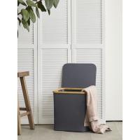 Корзина для белья 40х33 см 57 л Smart Solutions Neat Mid серая - 8 фото