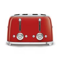 Тостер на 4 ломтика Smeg 50's Style TSF03RDEU красный - 4 фото