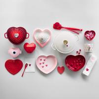 Кокот керамический Hearts 10 см 250 мл Le Creuset белый - 7 фото