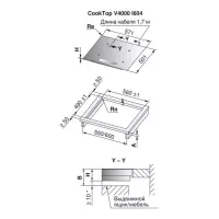 Индукционная варочная панель 57,1 см V-ZUG CookTop V4000 I604 черная - 3 фото