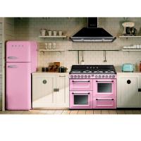 Холодильник двухкамерный 169х60 см Smeg 50's Style FAB30RPK5 розовый - 7 фото