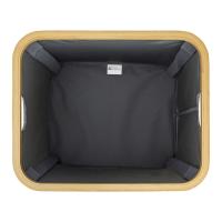 Корзина для белья 40х33 см 57 л Smart Solutions Neat Mid серая - 3 фото