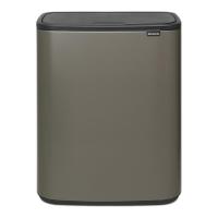 Мусорный бак 2x30 л Brabantia Bo Touch Bin серый - 1 фото