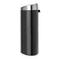 Мусорный бак 40 л Brabantia Touch Bin черный - 2 фото