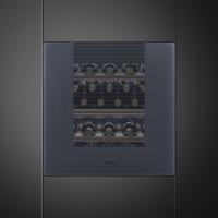 Встраиваемый винный шкаф на 29 бутылок Smeg Linea CVI129G серый - 2 фото