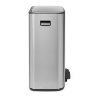 Мусорный бак 60 л Brabantia Bo Pedal Bin стальной - 3 фото