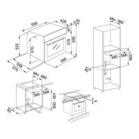 Электрический духовой шкаф 60 см Franke Smart Linear FSL 86 H XS стальной - 2 фото