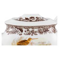 Чайник заварочный 1,3 л Spode Английские охотничьи мотивы белый - 10 фото