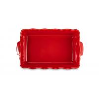 Блюдо для запекания 41х25 см Esprit de cuisine Festonne красное - 2 фото
